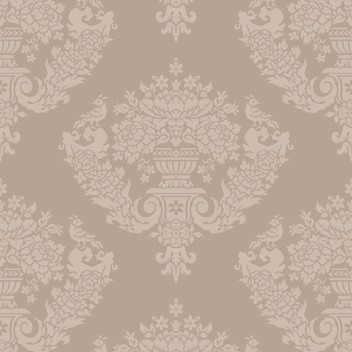 Sudbury wallpaper by Cole & Son in Dark Linen, pattern