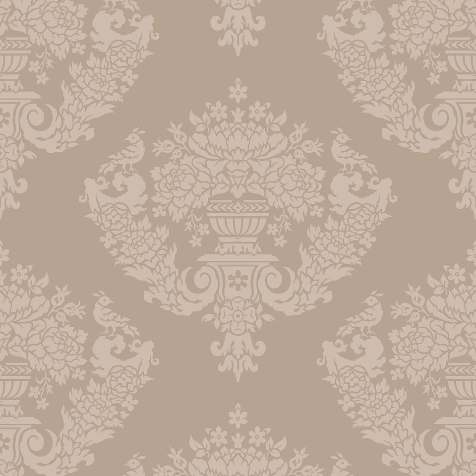 Sudbury wallpaper by Cole & Son in Dark Linen, pattern