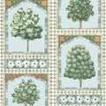 Sultan’s Palace wallpaper by Cole & Son in Print Room Blue & Duck Egg, pattern