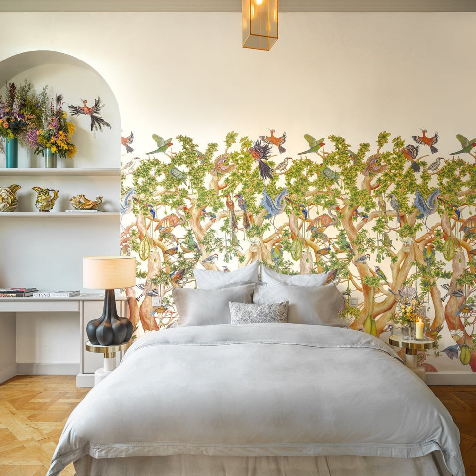 Tree of Life wallpaper by Cole & Son in Stone, room setting