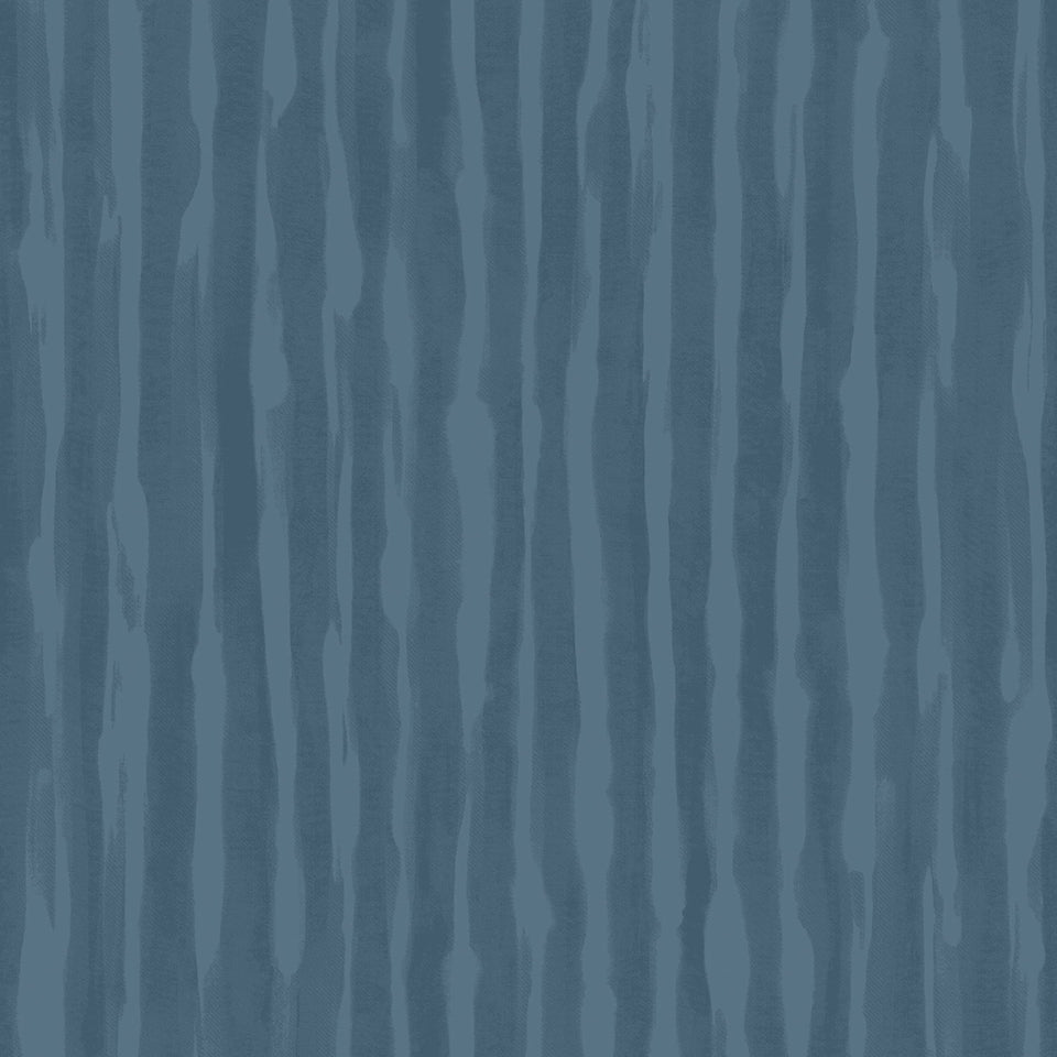 True-Punk Stripe wallpaper by Cole & Son in Denim, 130/5017