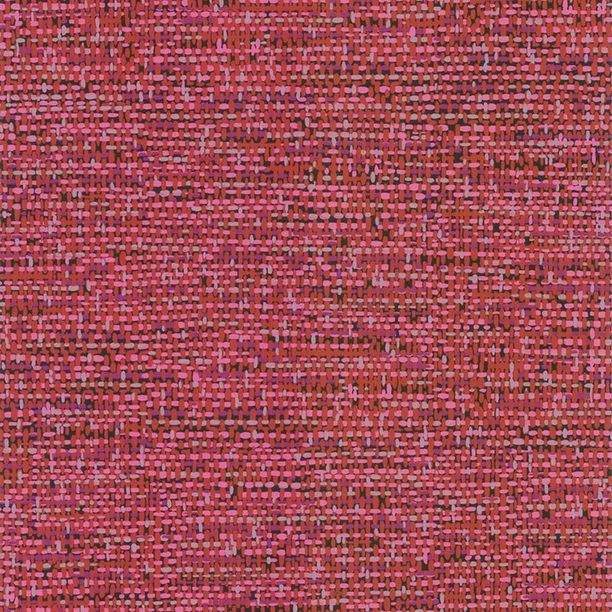 Tweed wallpaper by Cole & Son in Fuchsia & Rouge on Charcoal, 92/4020