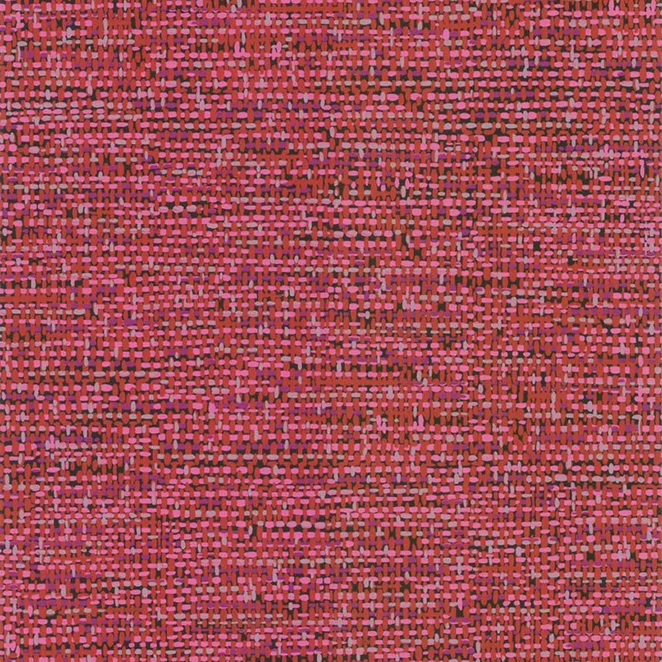 Tweed wallpaper by Cole & Son in Fuchsia & Rouge on Charcoal, 92/4020