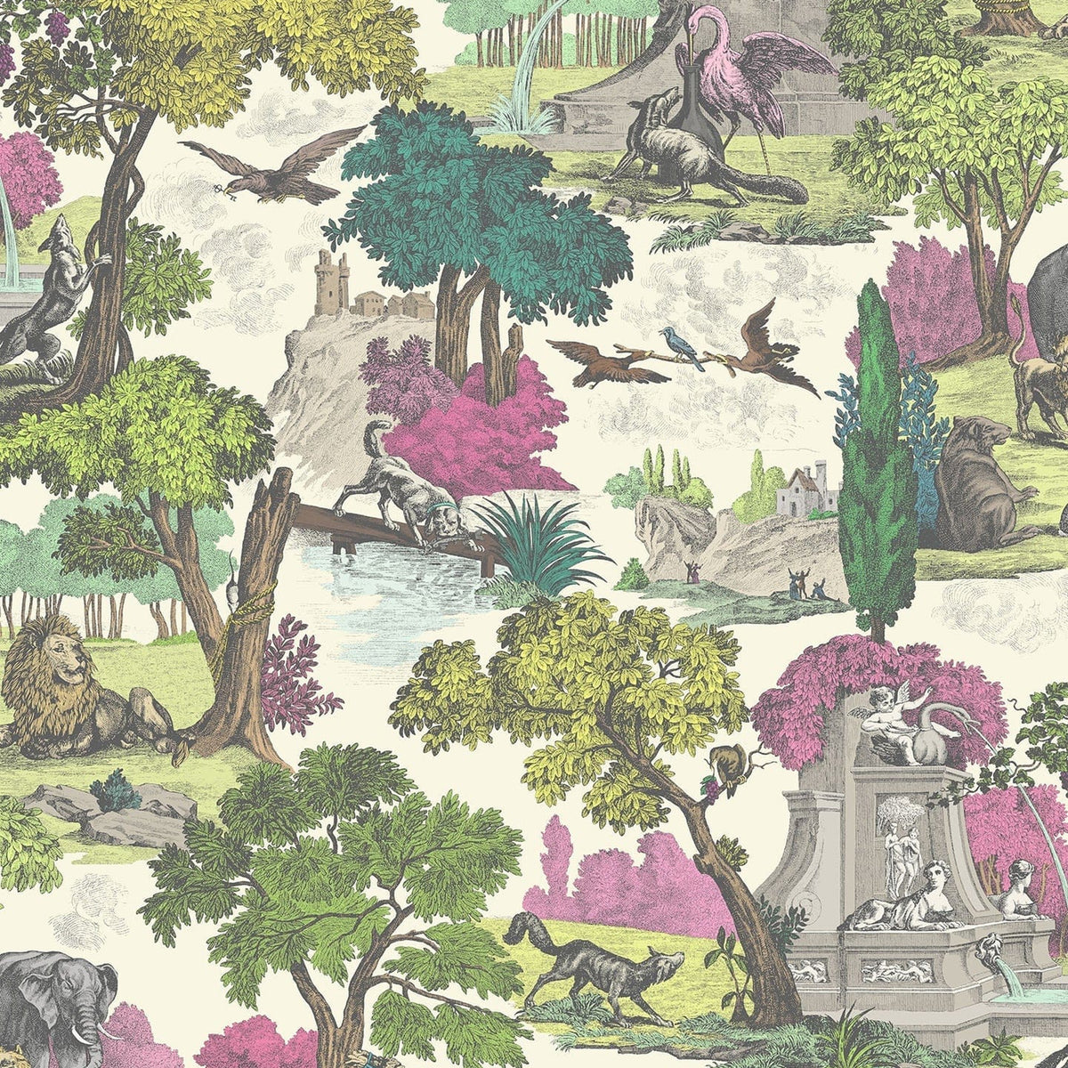 Versailles Grand wallpaper in Bright Classic Multi, 99/16064