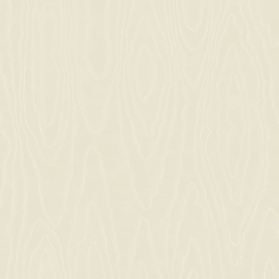 Cole & Son Watered Silk wallpaper in Mica Cream