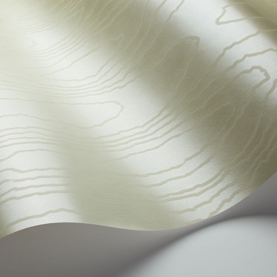 Cole & Son Watered Silk wallpaper in Mica Soft Olive detail