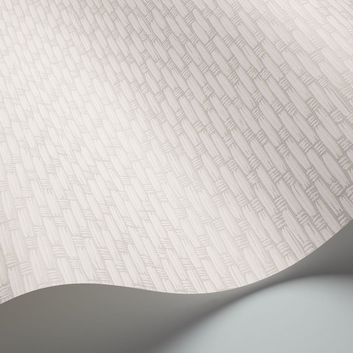 Cole & Son Weave wallpaper in Chalk detail