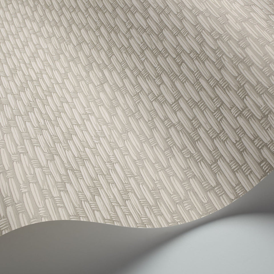 Cole & Son Weave wallpaper in Old Olive detail