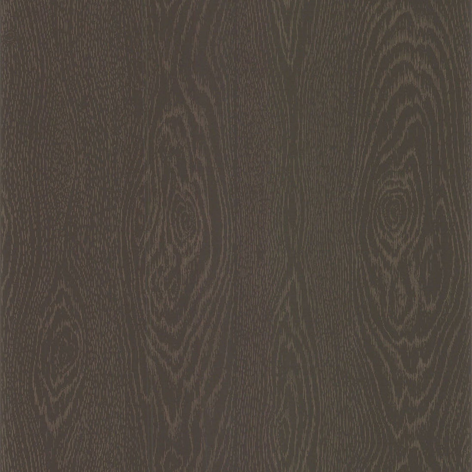 Cole & Son Wood Grain wallpaper in Charcoal — pattern detail