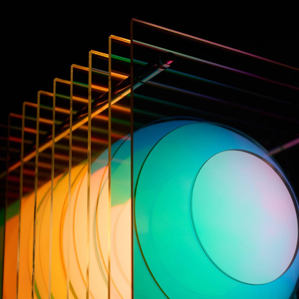 Table Lamp Lớp Small Rectangle In Dreamy Acrylic
