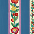 DAINTY FLOWERING Azure wallpaper by MINDTHEGAP, full pattern detail.