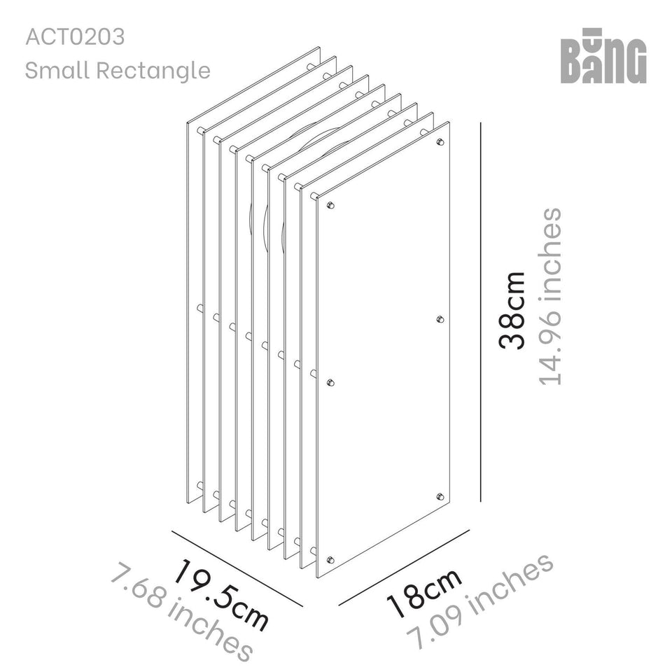 Table Lamp Lớp Small Rectangle In Dreamy Acrylic
