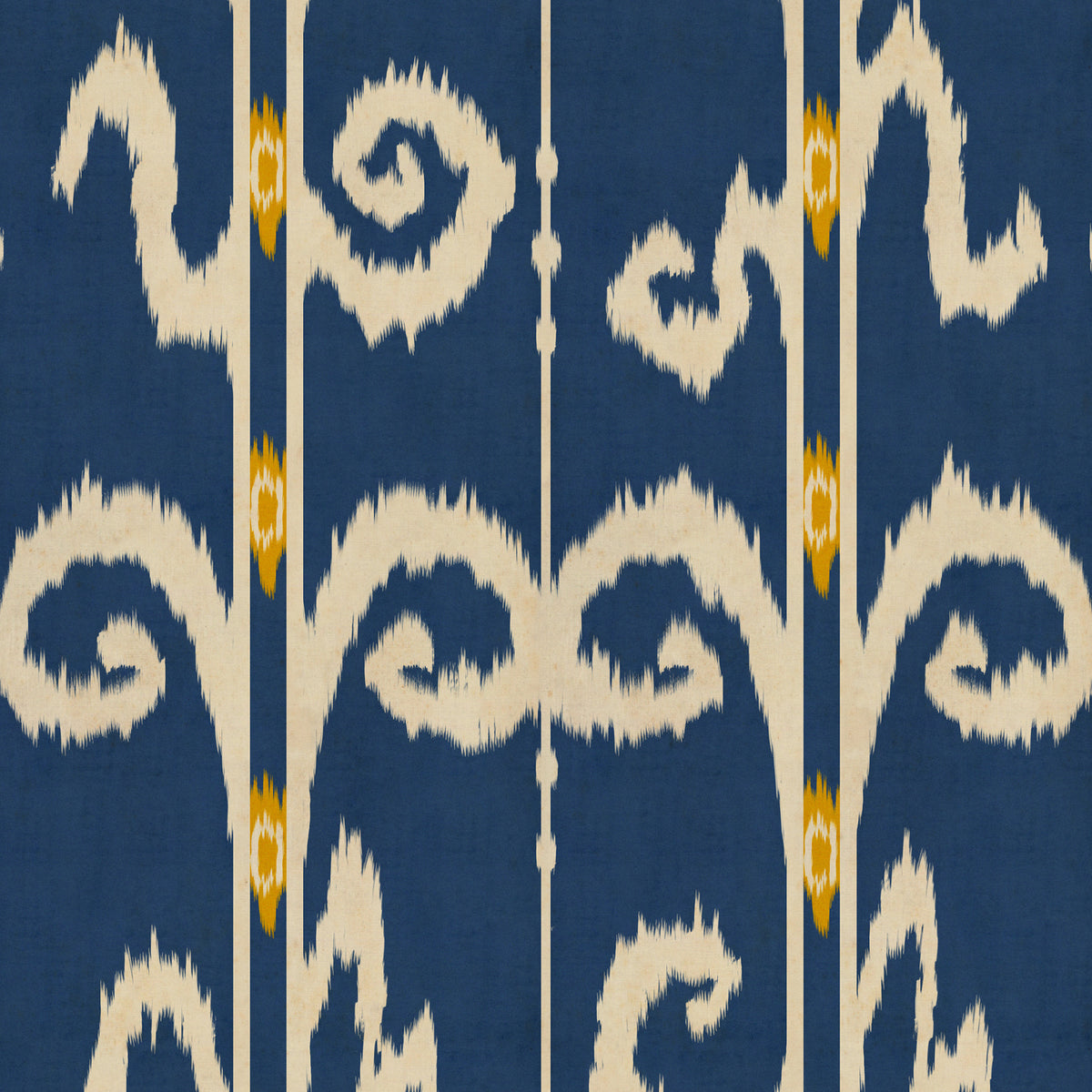 ELYSIA IKAT Celestial wallpaper by MINDTHEGAP, full pattern detail.