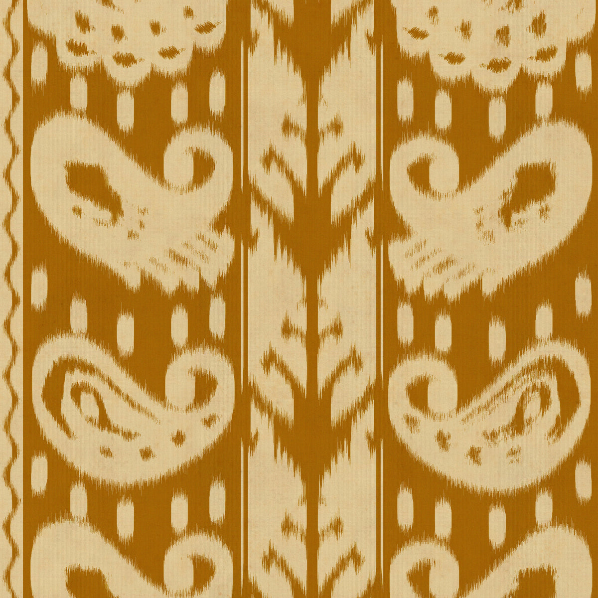 ERZSEBET Amber wallpaper by MINDTHEGAP, full pattern detail.