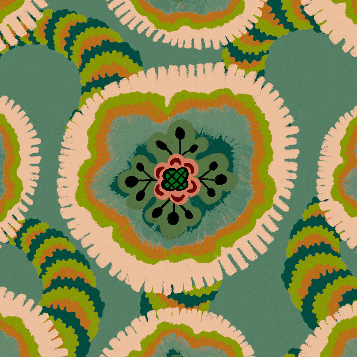 ETHEREAL wallpaper by MINDTHEGAP, full pattern detail.