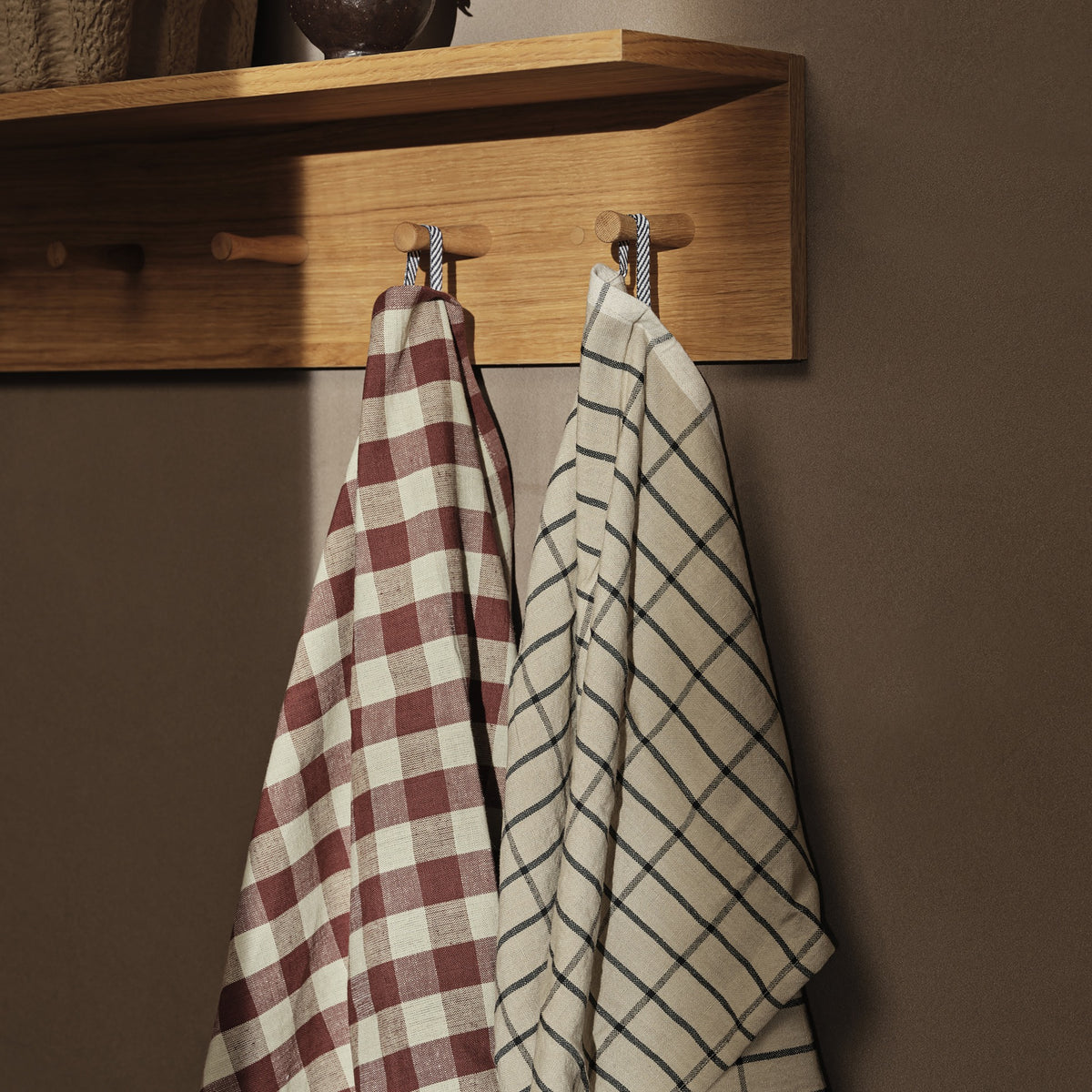 Cinnamon & Grey Green Lime Blue Towel by Ferm Living