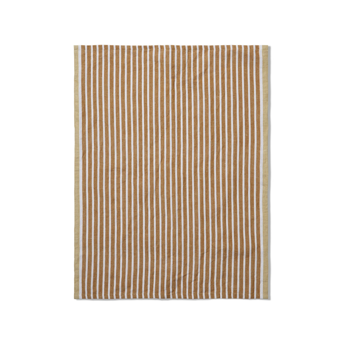 Golden Brown & Silver Fern Hale Tea Towel by Ferm Living