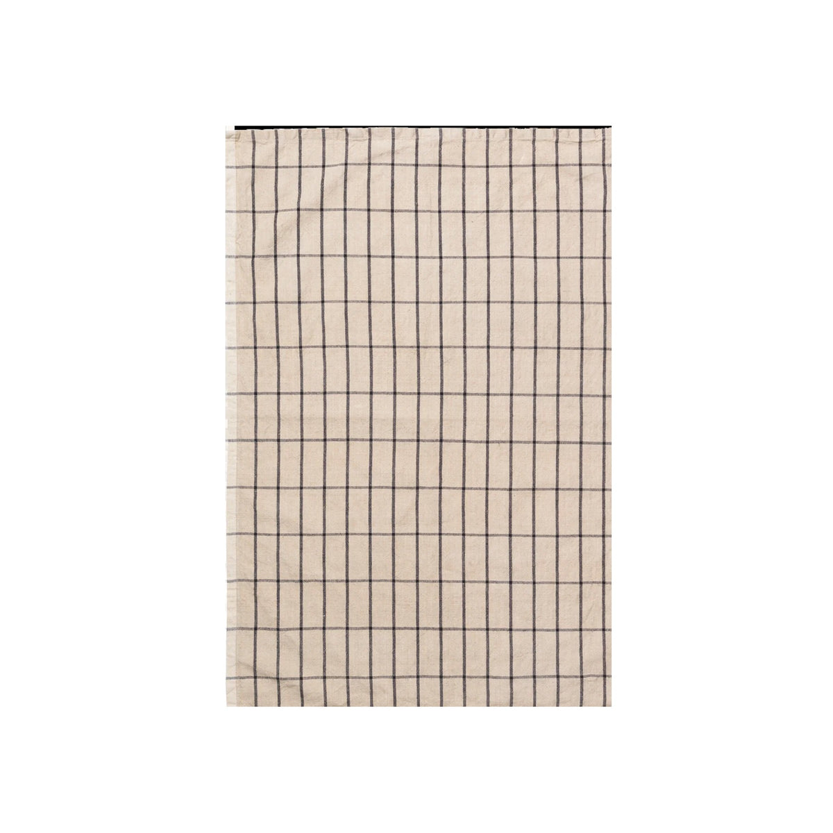 Sand & Black Hale Tea Towel by Ferm Living