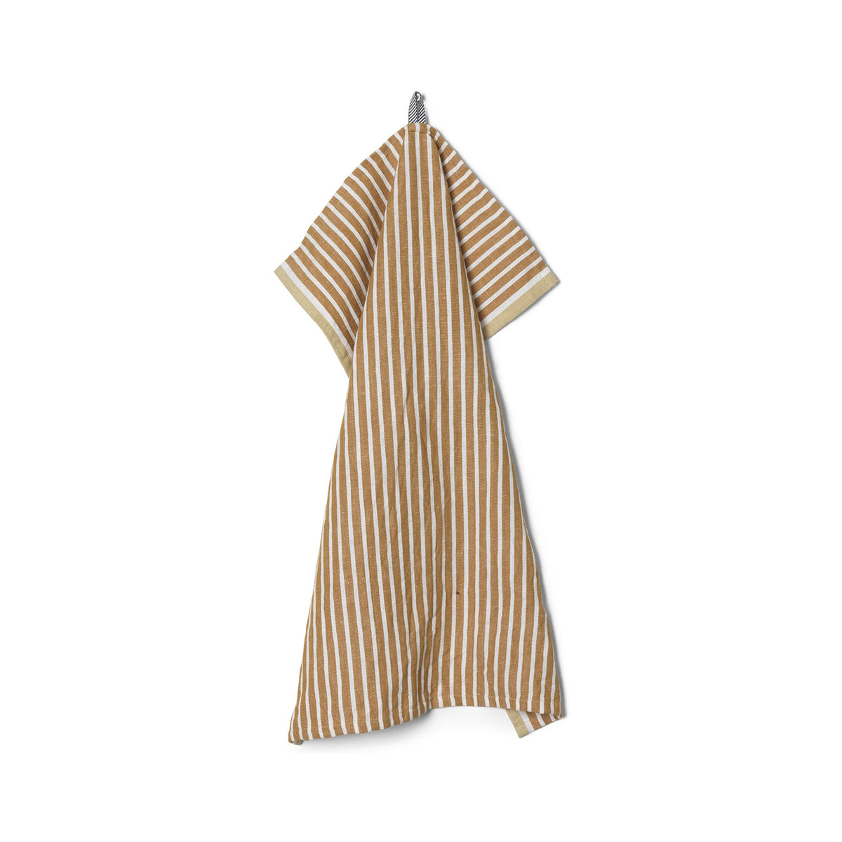 Golden Brown & Silver Fern Hale Tea Towel by Ferm Living