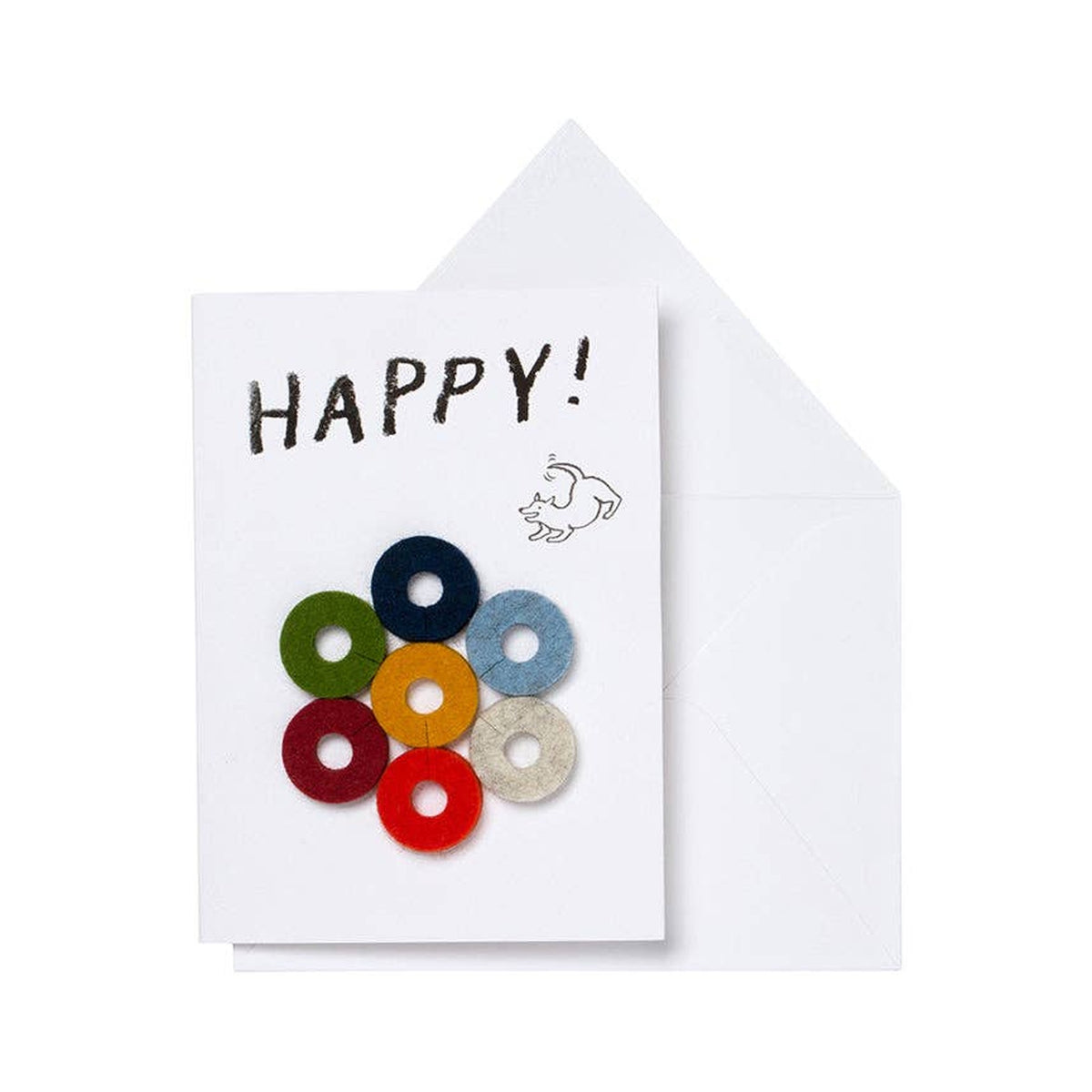 Graf Lantz Happy Wine-Ote’s wine marker card with its white envelope