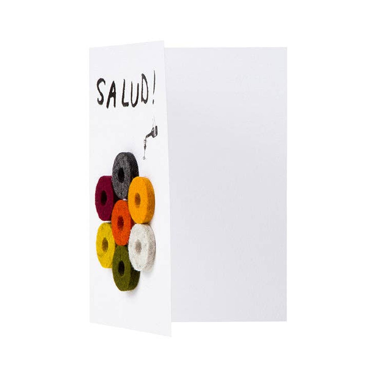 Graf Lantz Side view of the Salud Wine-Ote’s card and raised felt markers