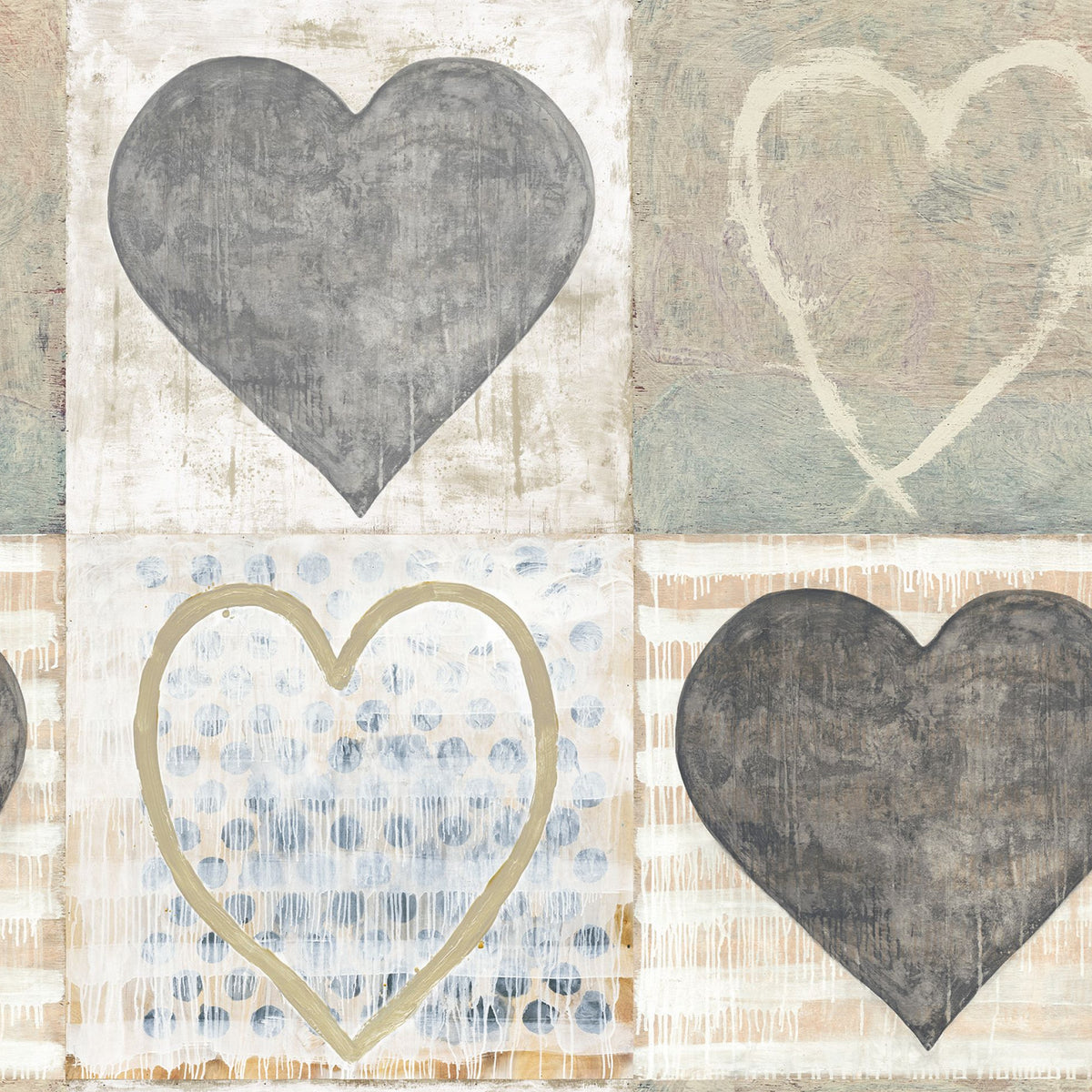 Heart wallpaper by MINDTHEGAP — pattern detail