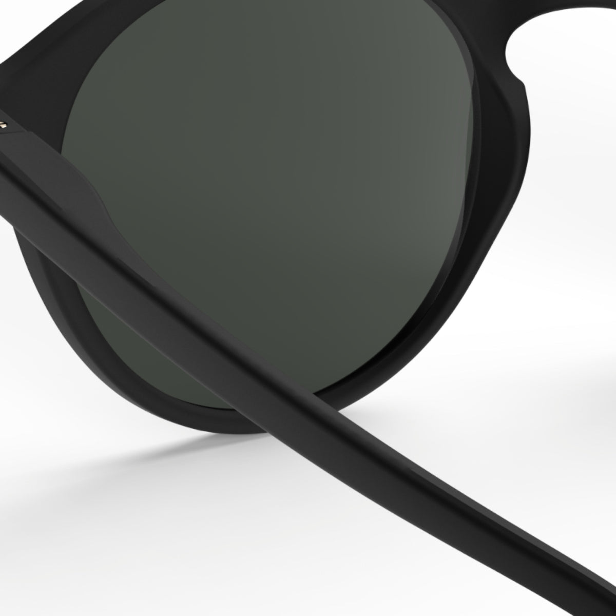 IZIPIZI #D Sunglass Readers – Black, interior frame view