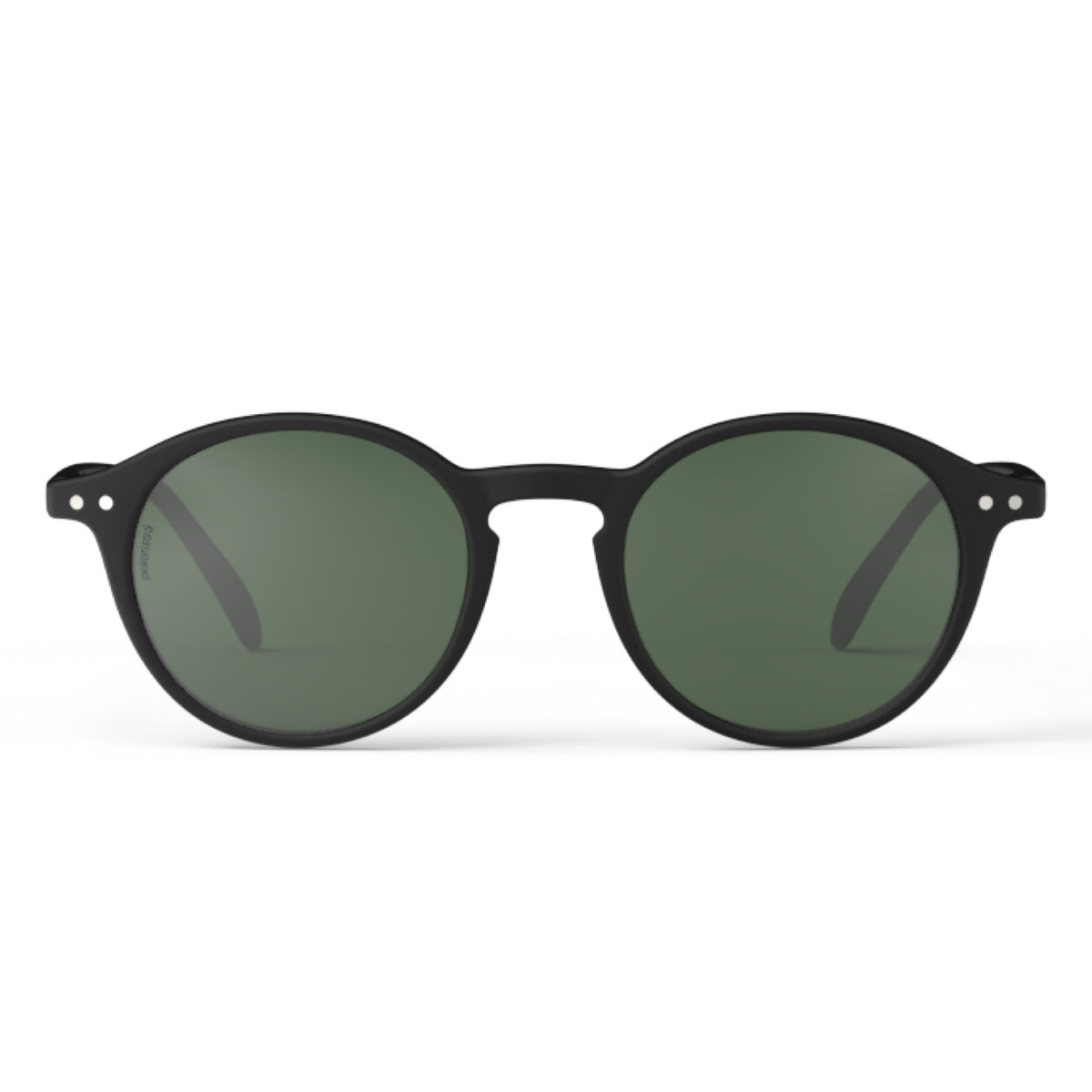 IZIPIZI #D Polarized Sunglasses – Black, front product view