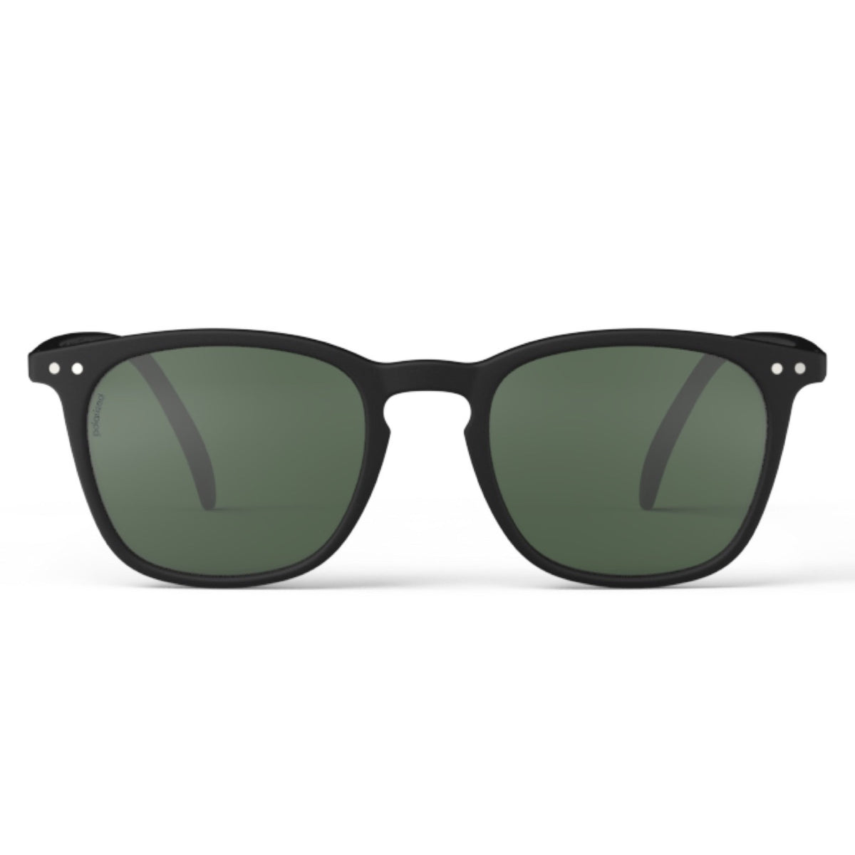 IZIPIZI #E Polarized Sunglasses – Black, front product view
