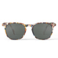 Front view of IZIPIZI #E Sunglass Readers in Blue Tortoise