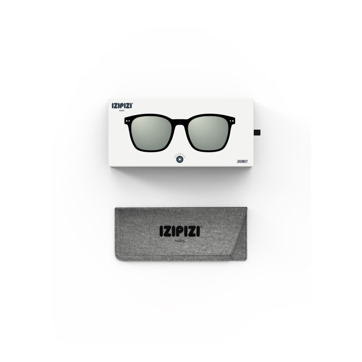 Black Journey Polarized Sunglasses by Izipizi