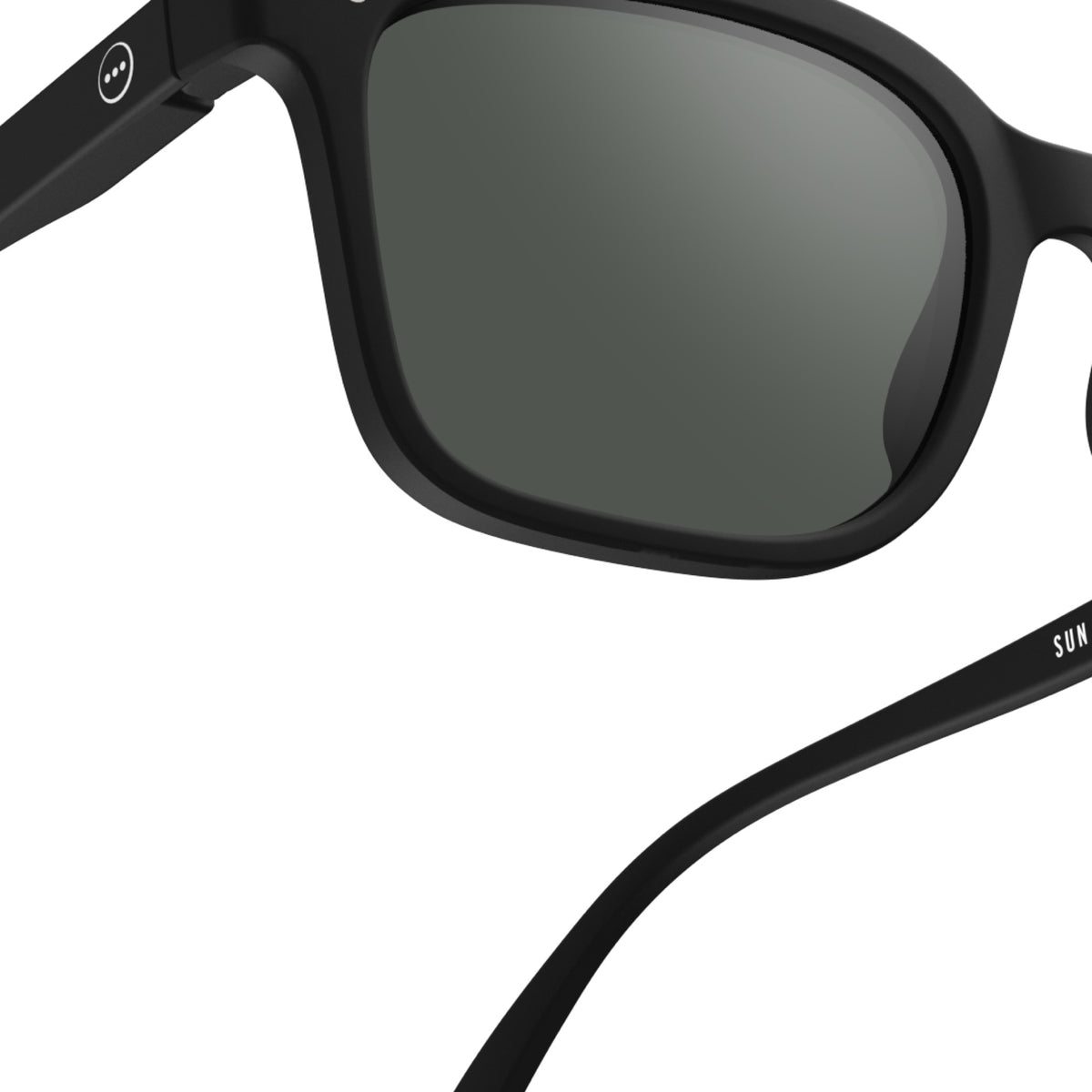 IZIPIZI #L Sunglasses – Black, exterior frame view