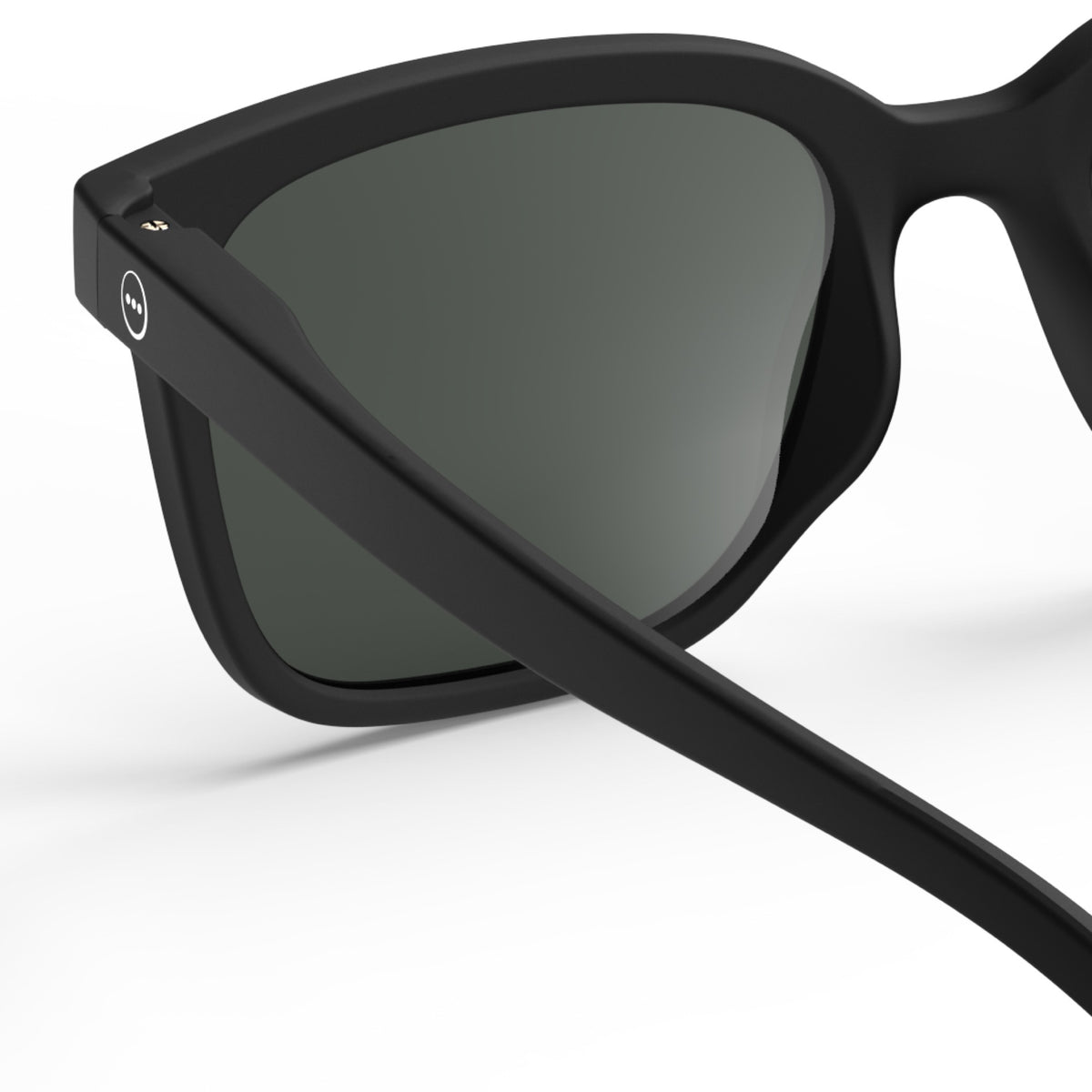 IZIPIZI #L Sunglasses – Black, interior frame view