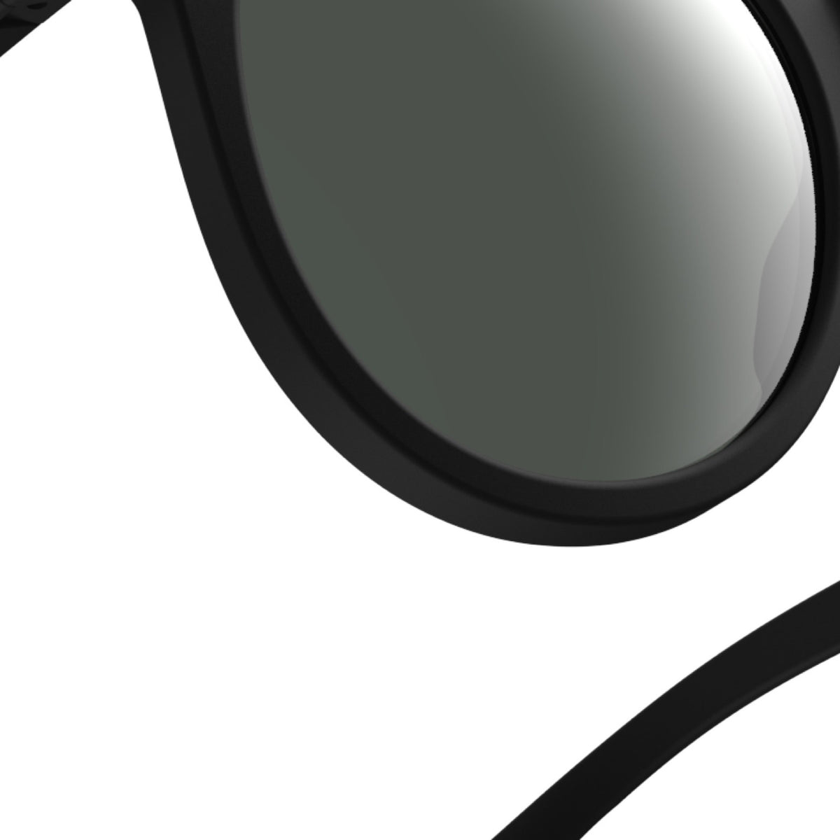 IZIPIZI #M Sunglasses – Black, exterior frame view
