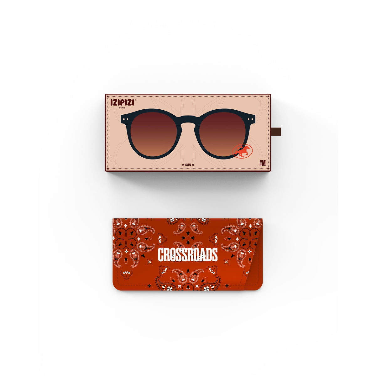 Black Road #M Sunglasses by Izipizi - Crossroads SS26 Limited Edition Collection