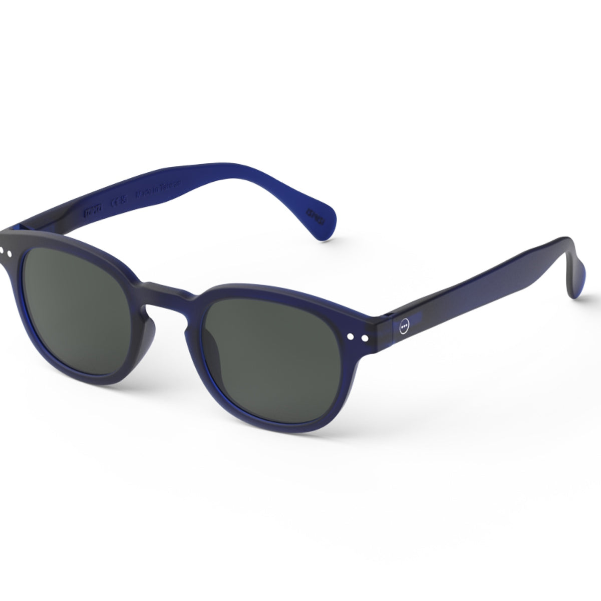 IZIPIZI #C Sunglasses – Midnight Blue — angled view