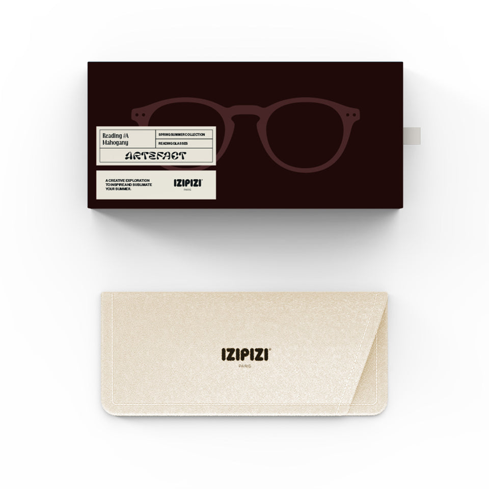 Mahogany #A Reading Glasses by Izipizi - Artefact Collection Limited Edition