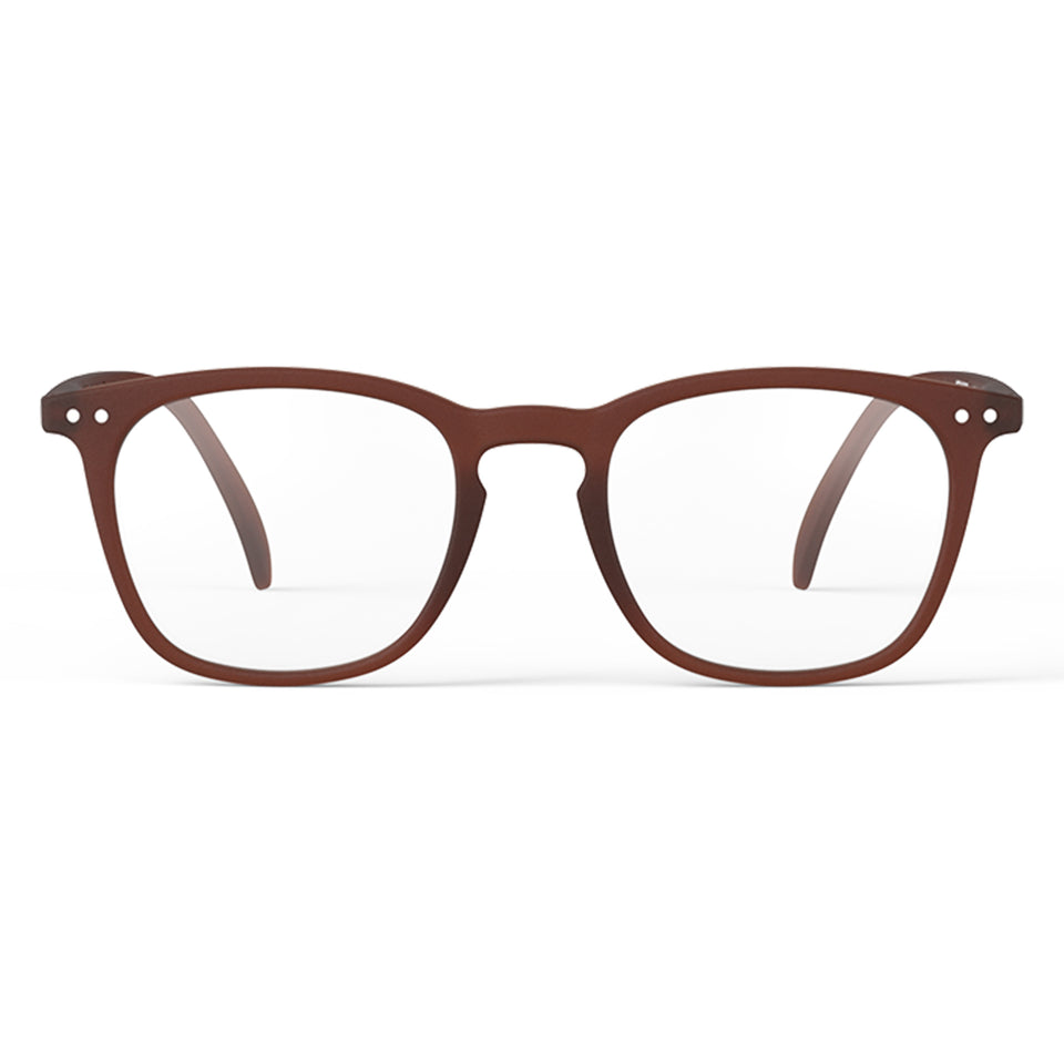 Mahogany #E Reading Glasses by Izipizi - Artefact Collection Limited Edition