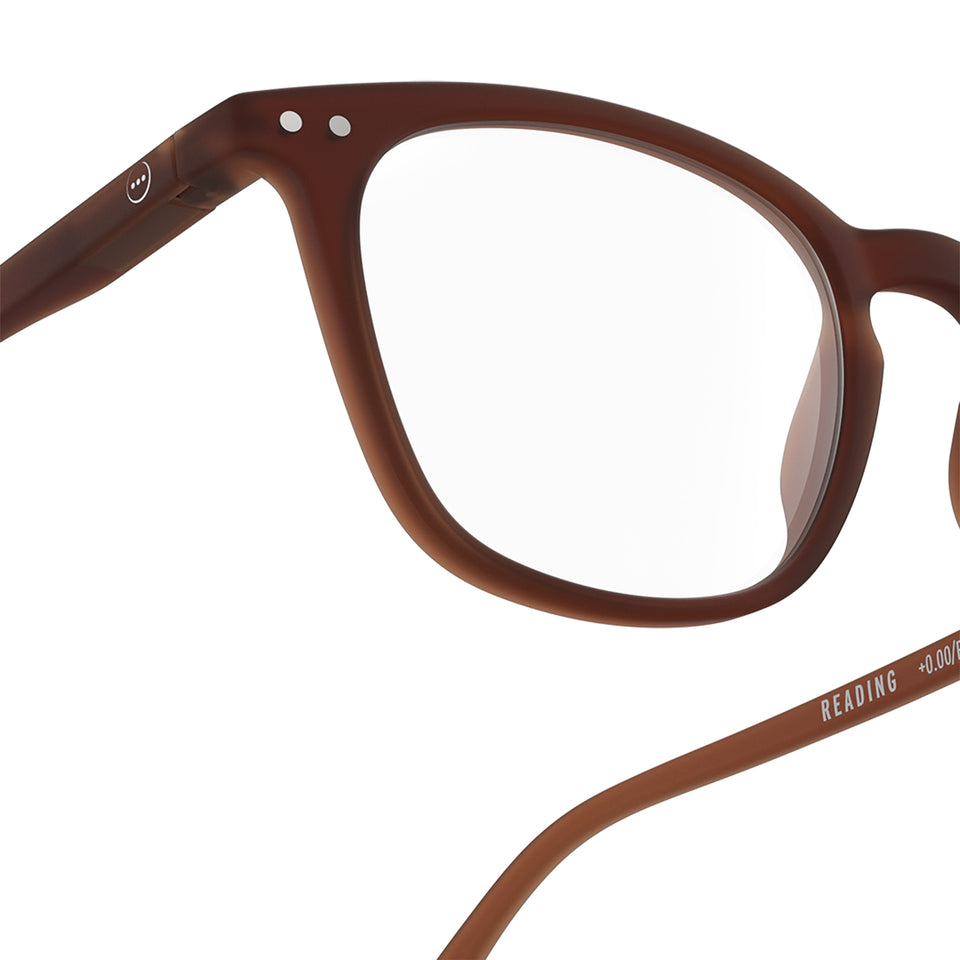 Mahogany #E Reading Glasses by Izipizi - Artefact Collection Limited Edition