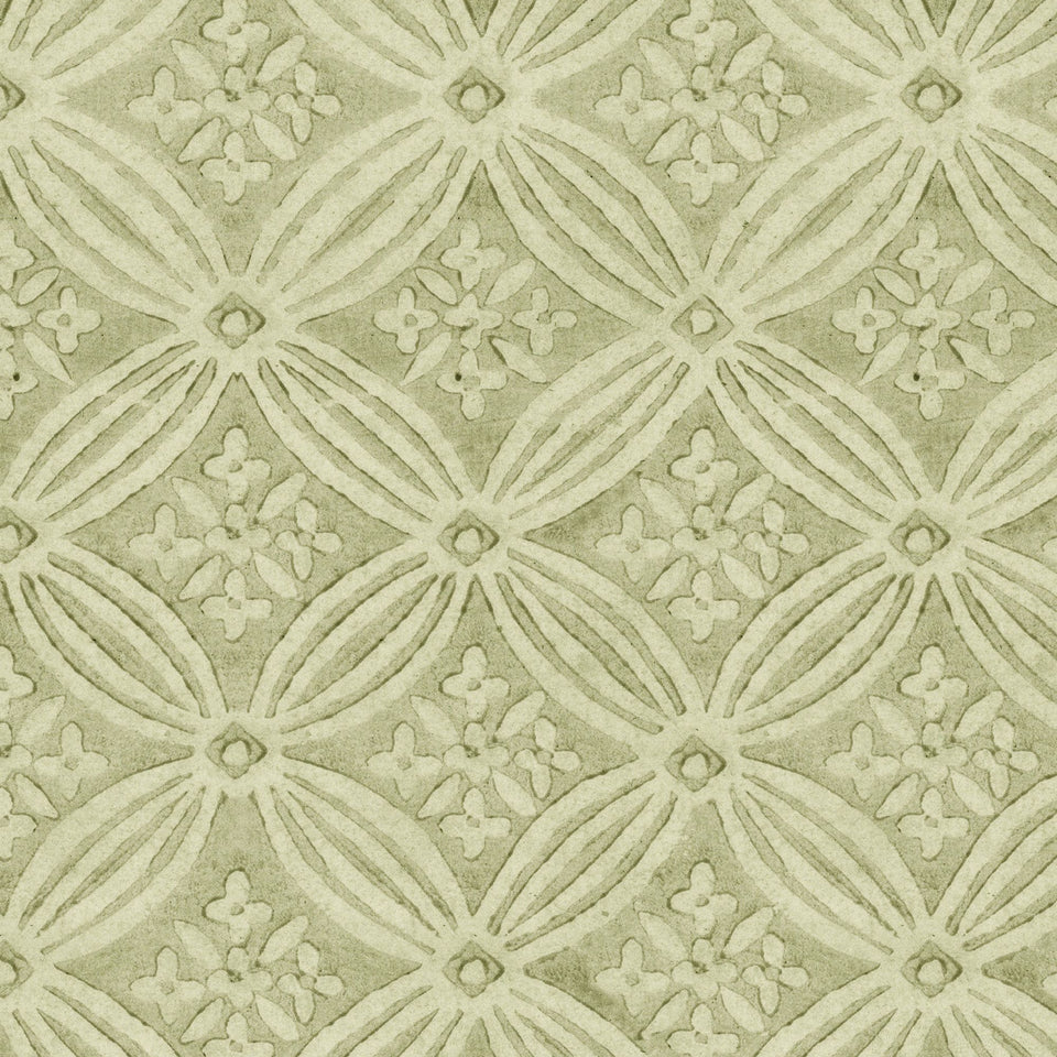 Kalamkari Jade wallpaper by MINDTHEGAP — pattern detail