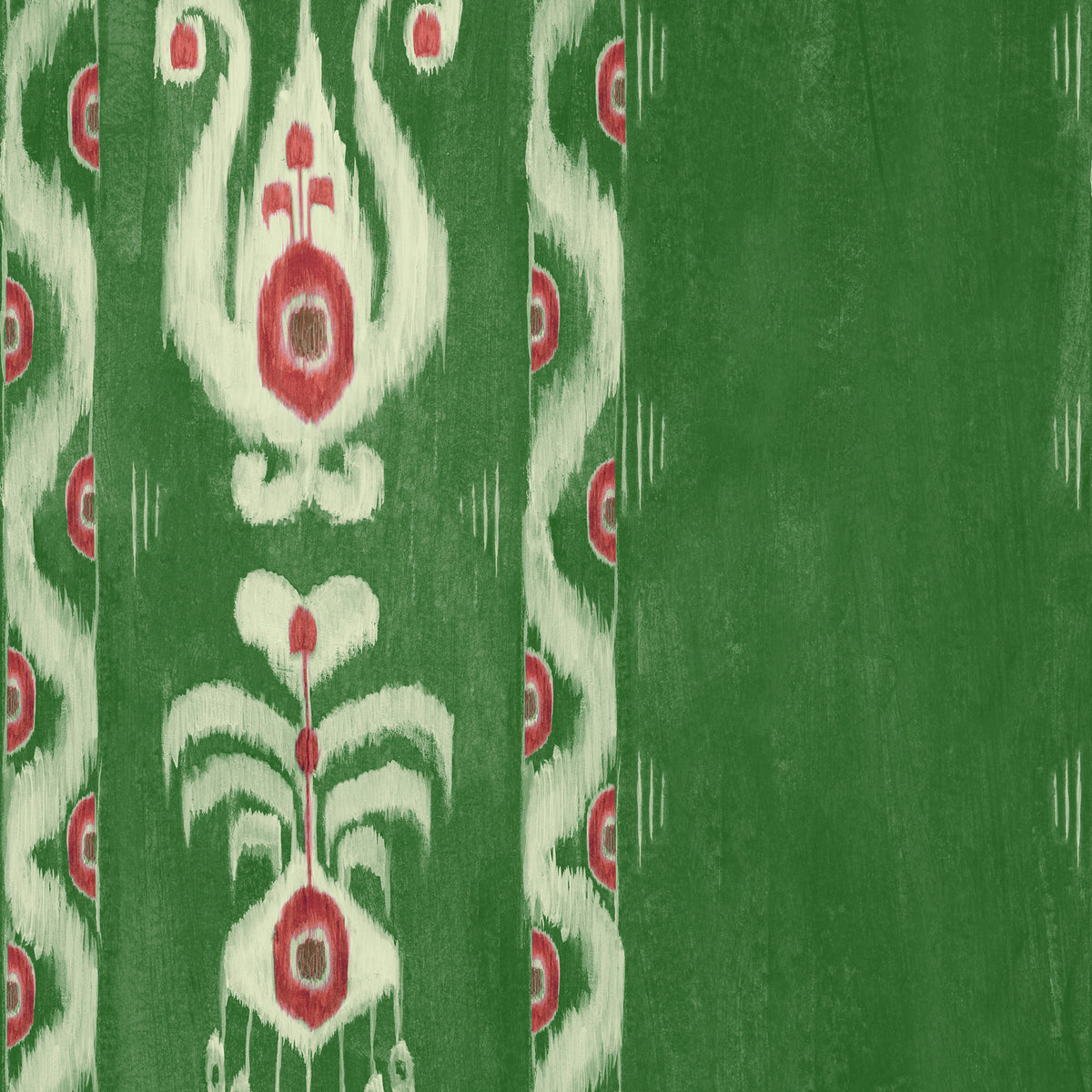 KIRALY Emerald wallpaper by MINDTHEGAP, full pattern detail.