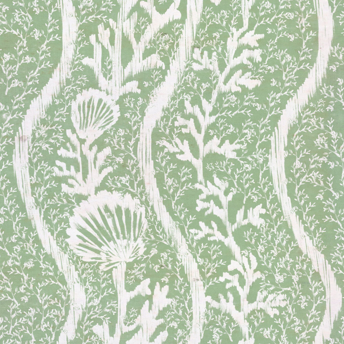 Koralion Mineral Green wallpaper by MINDTHEGAP — pattern detail