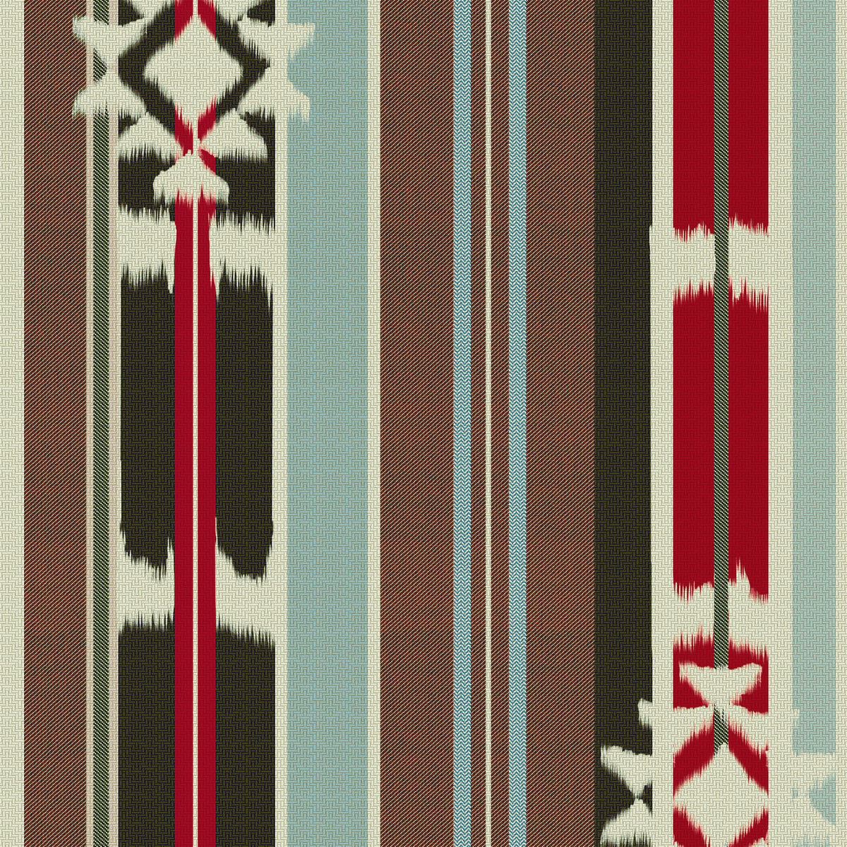 MISTLETOE Brownish wallpaper by MINDTHEGAP, full pattern detail.