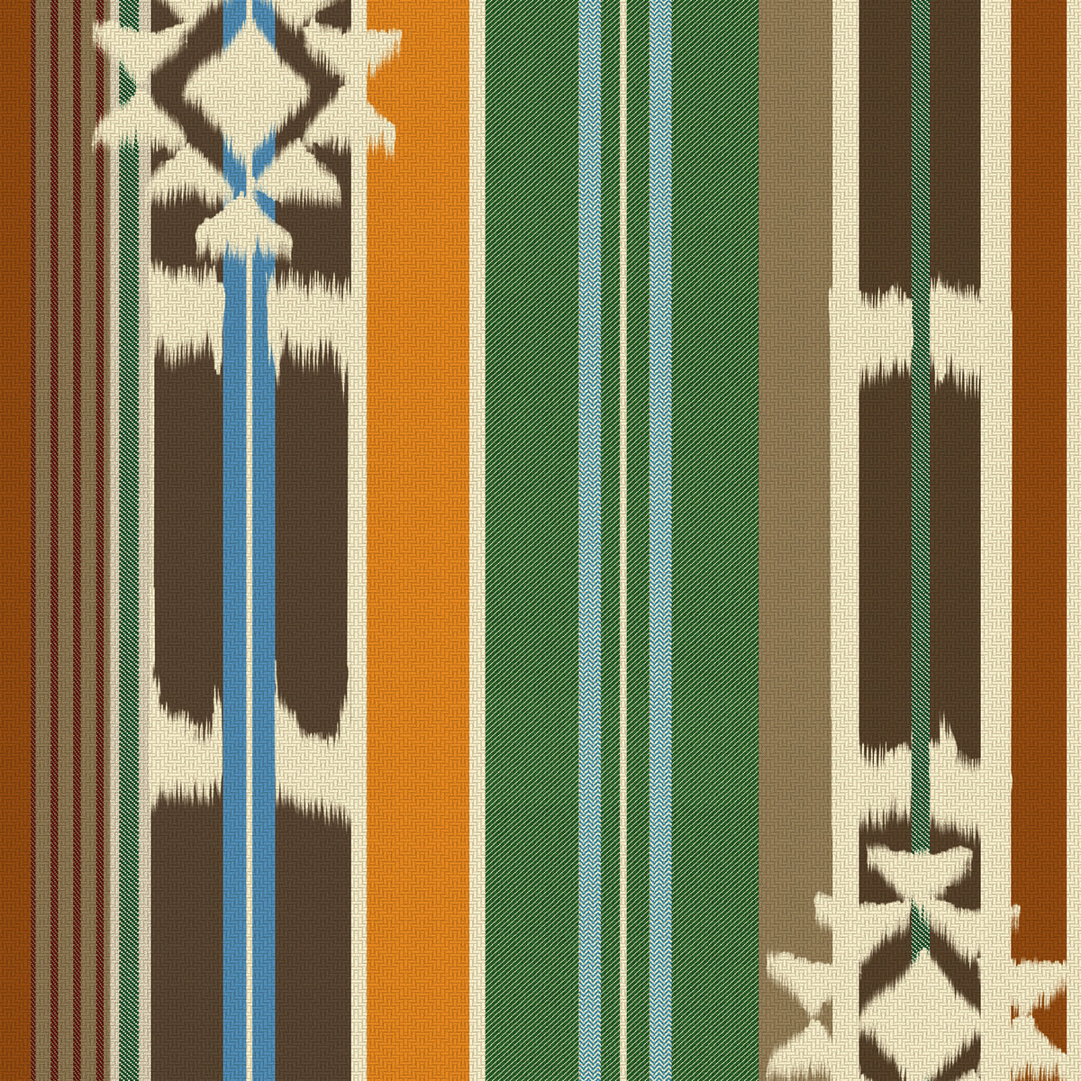 MISTLETOE Poly wallpaper by MINDTHEGAP, full pattern detail.