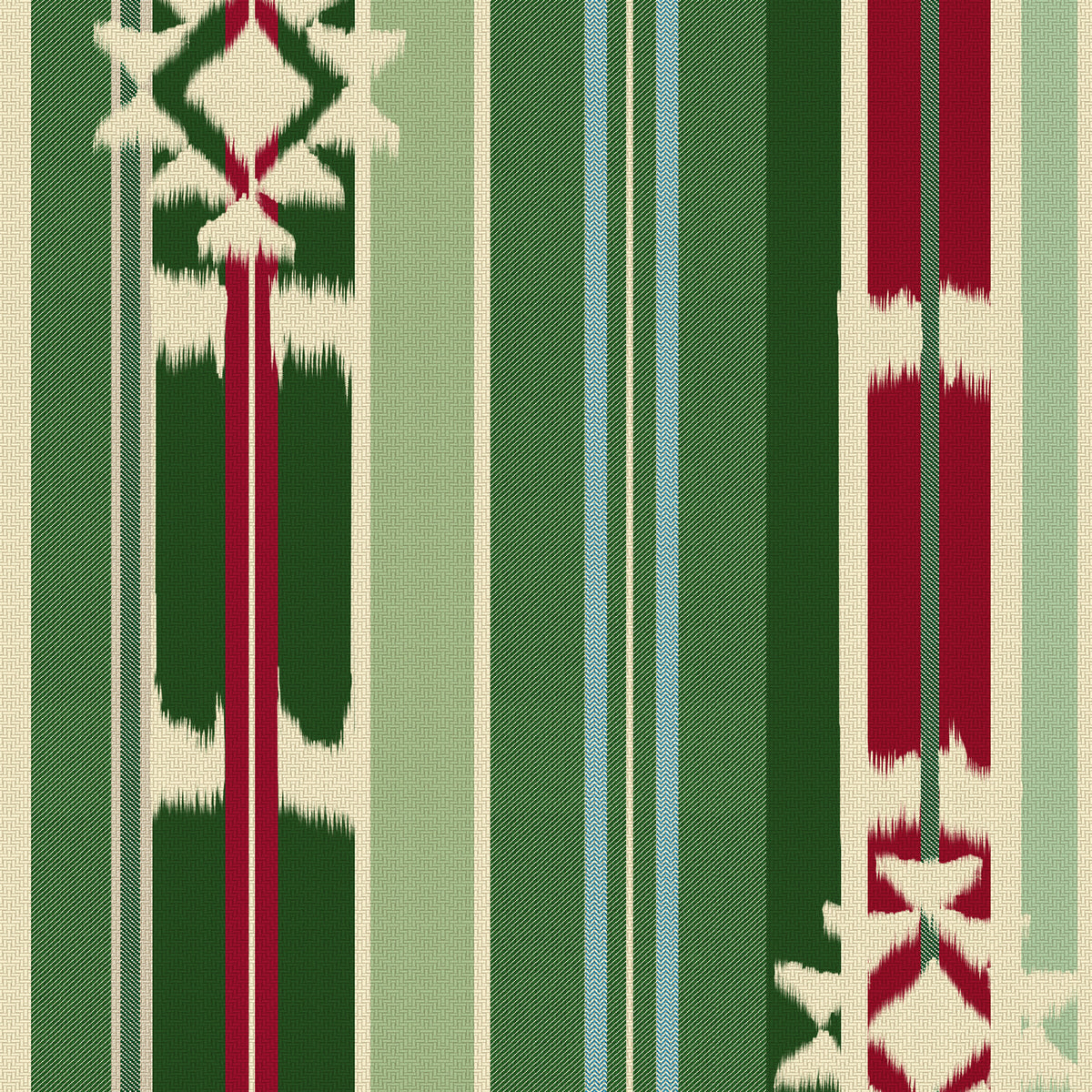 MISTLETOE Verdant wallpaper by MINDTHEGAP, full pattern detail.