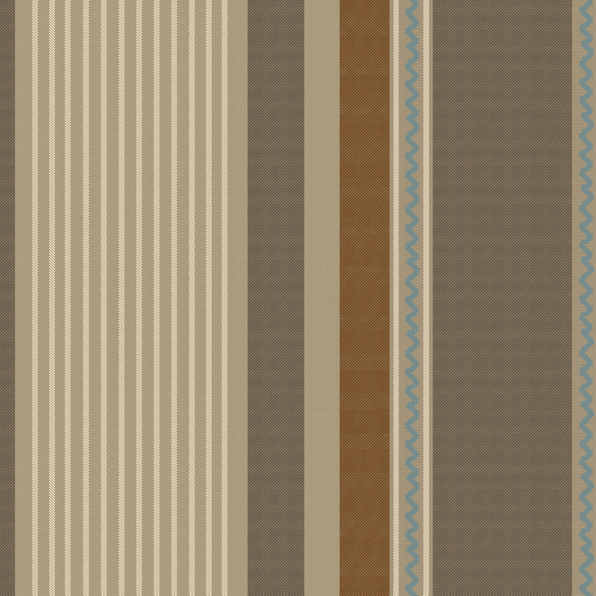 NOCHRICH Brown wallpaper by MINDTHEGAP, full pattern detail.