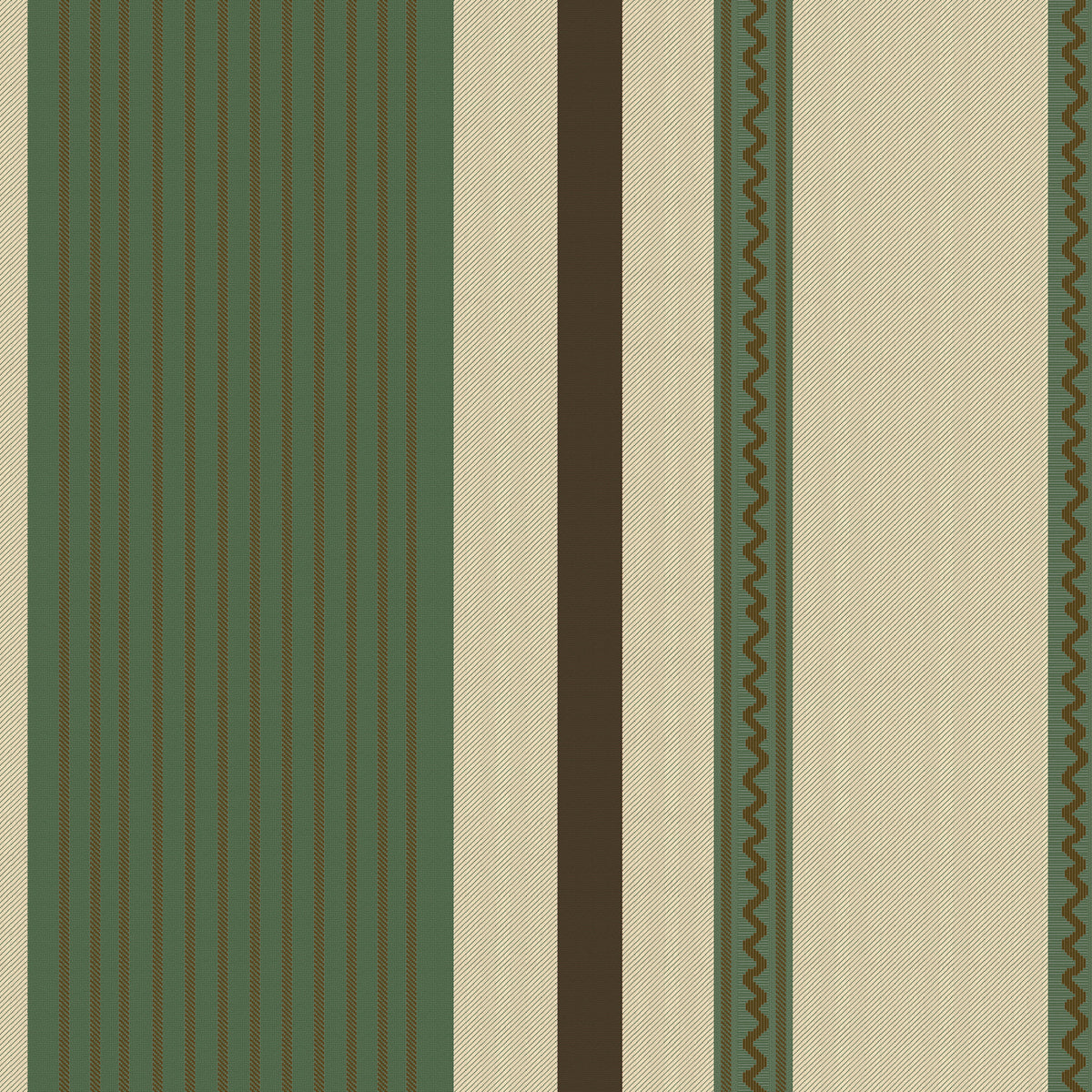 NOCHRICH Green wallpaper by MINDTHEGAP, full pattern detail.