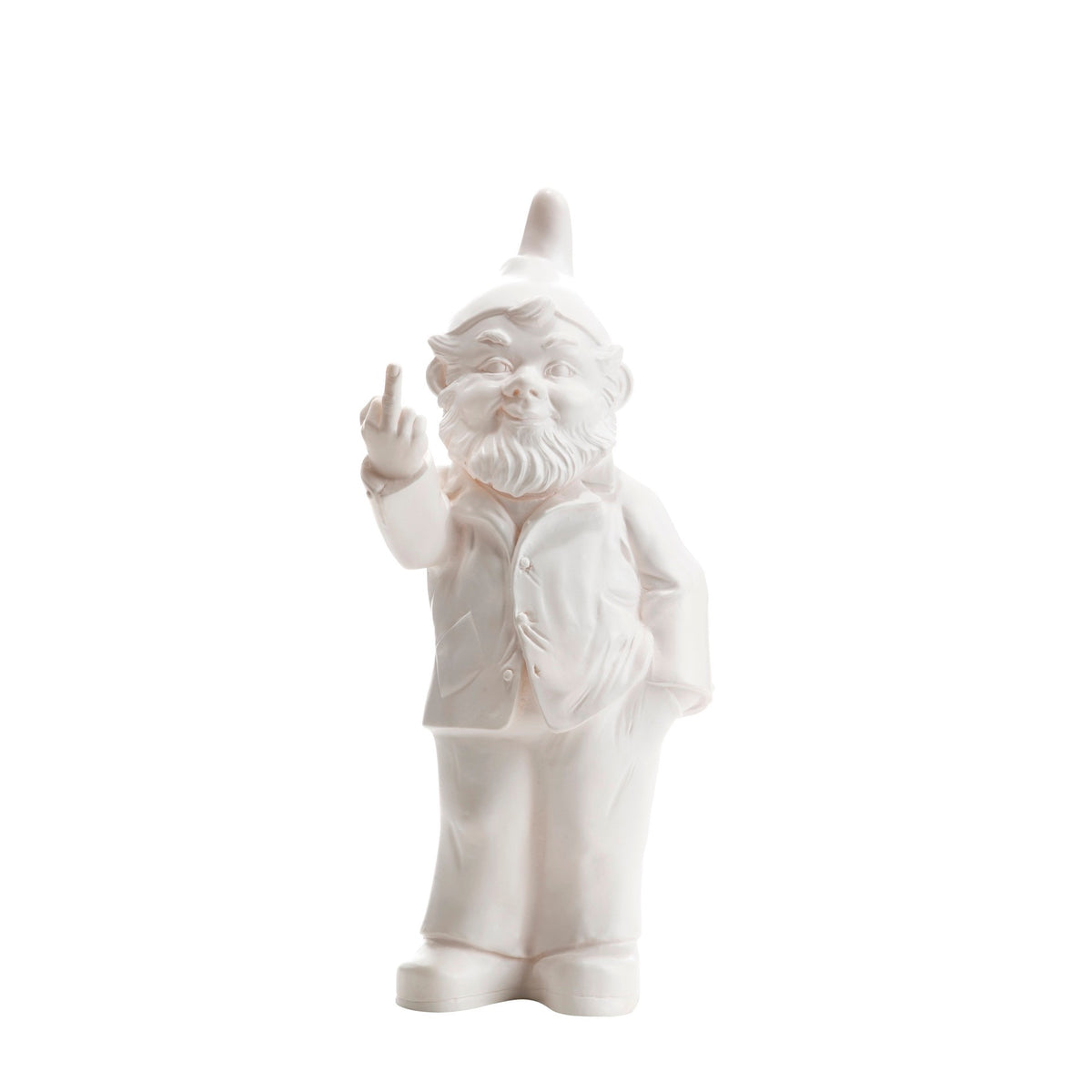 White Activist Gnome by Ottmar Hörl