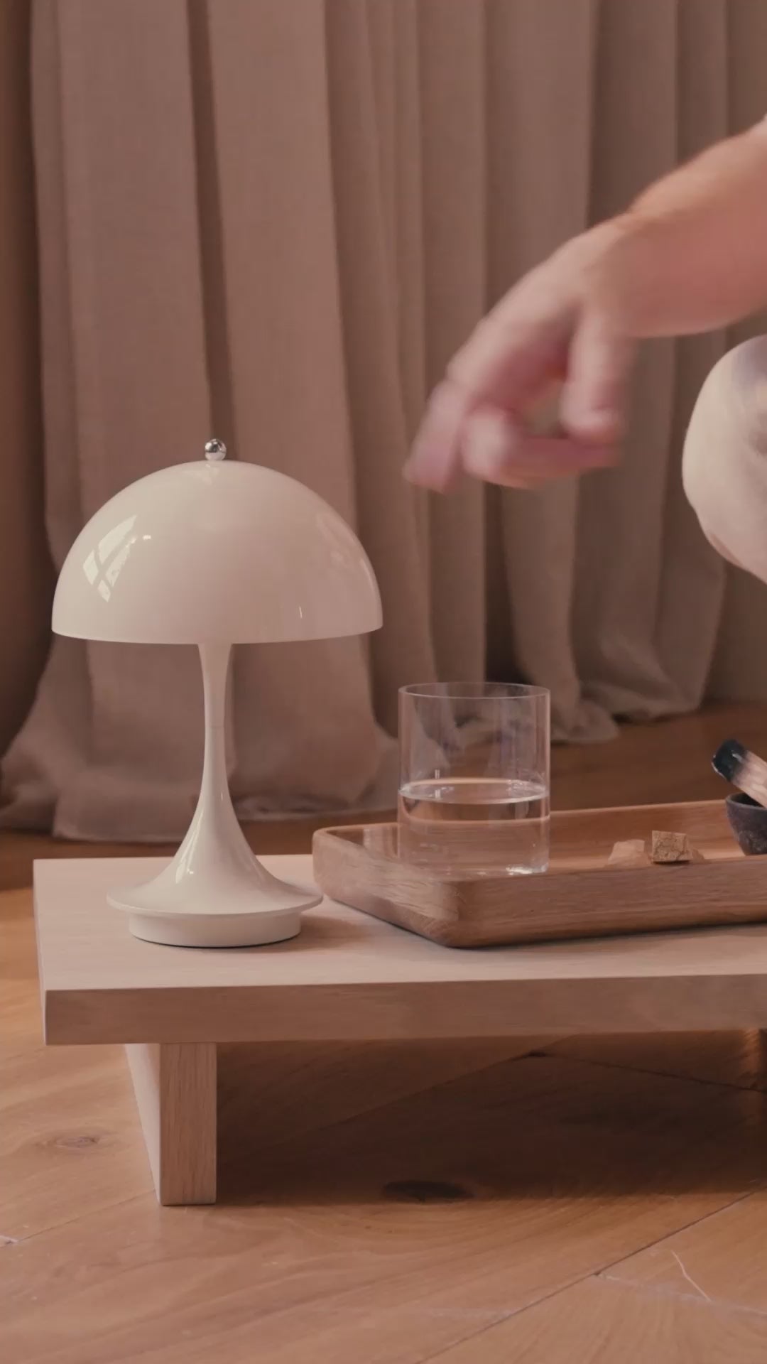 Panthella 160 Portable Table Lamp by Louis Poulsen