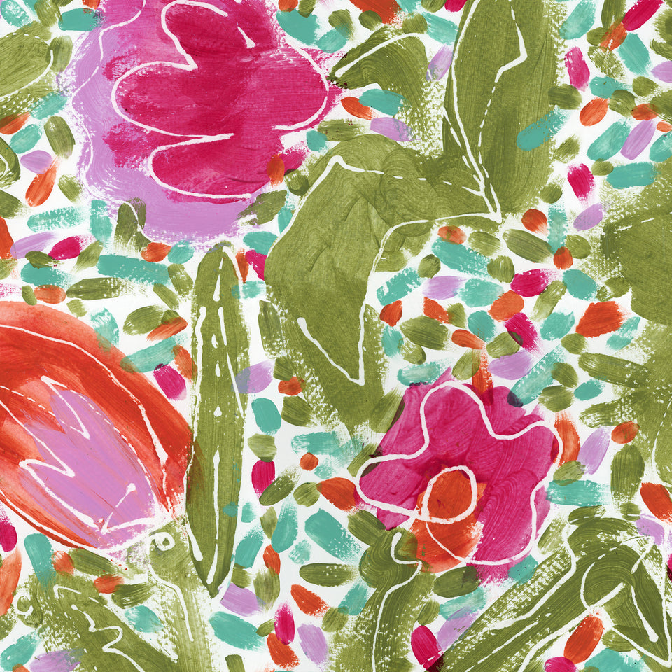 PRINCESS GARDEN wallpaper by MINDTHEGAP, full pattern detail.